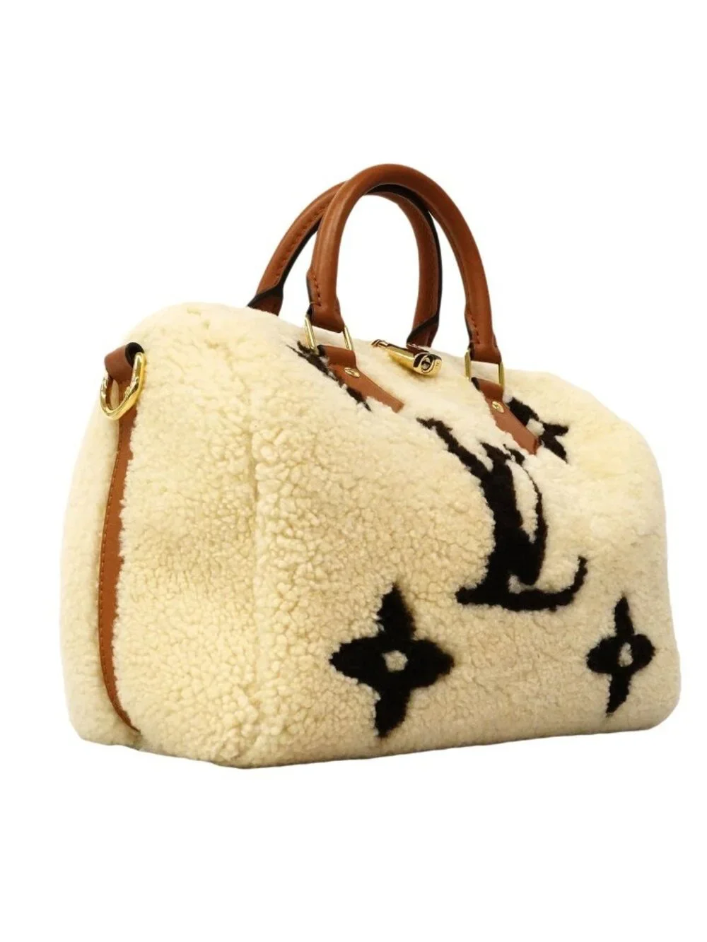 Louis Vuitton Handbag LV Ski Speedy Bandouliere 25 White 2-Way